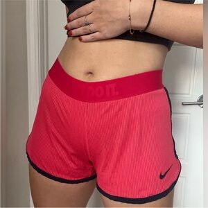 Nike Women's Pink Athletic Shorts